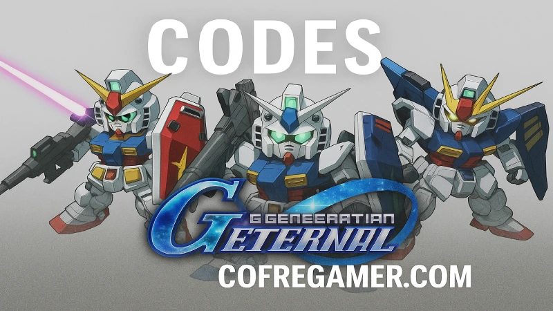 Códigos SD Gundam G Generation ETERNAL SD Gundam G Generation ETERNAL – Promo-Codes