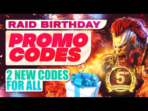 🚨😈Raid 5th Anniversary CODES for ALL😈🚨 Raid Shadow Legends PROMO CODES &amp; BEST 6 FREE CHAMPS🎂