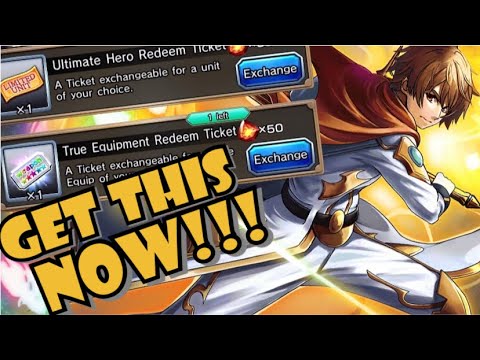 HOW TO GET THE UNIT OF CHOICE TICKET IN GRAND SUMMONERS!!