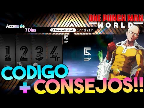 CONSEJOS Y CODIGO ONE PUNCH MAN WORLD ESPAÑOL