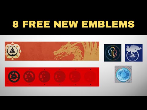 8 FREE New Emblems | Destiny 2