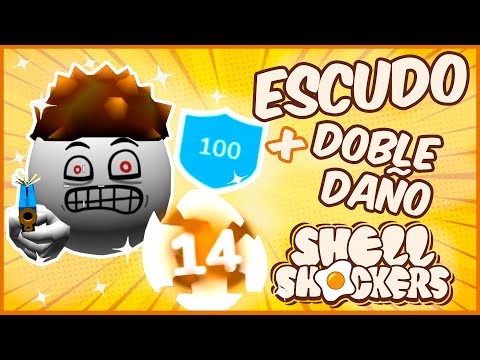 NUEVA ACTUALIZACIÓN de SHELL SHOCKERS | Cómo TENER ESCUDO y Doble DAÑO en Shell Shockers | POWER UPS